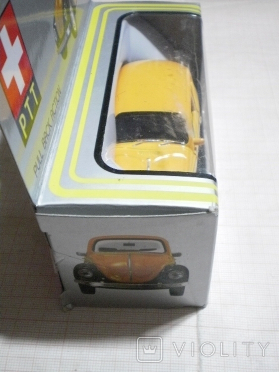 Модель автомобиля VW "Жук" Швейцарская почта, фото №5