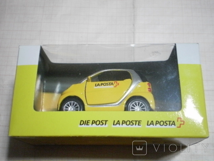 Модель автомобиля SMART почта Швейцарии