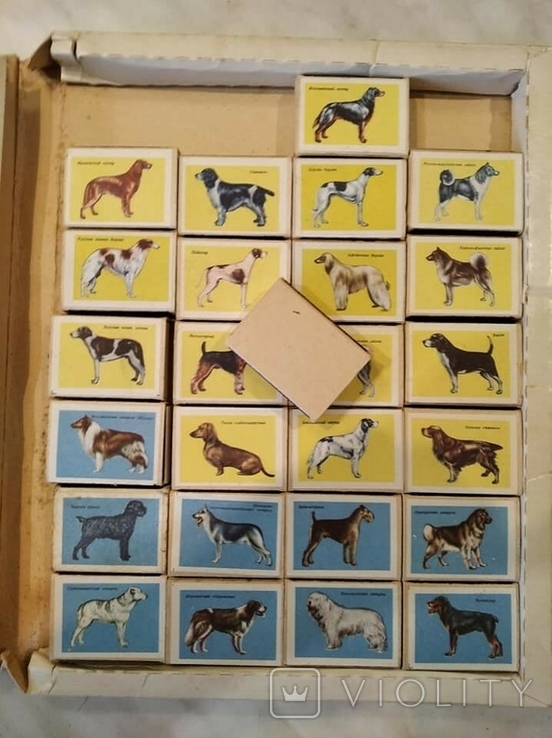 Сувенірні колекційні сірники "Службові та мисливські собаки", 26 коробків", фото №7