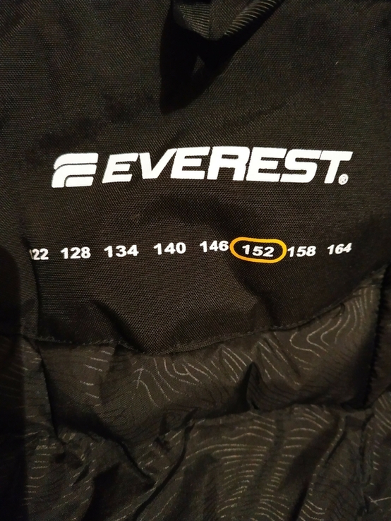 Куртка зимняя EVEREST Швеция нейлон на рост 152 см(состояние!), фото №9