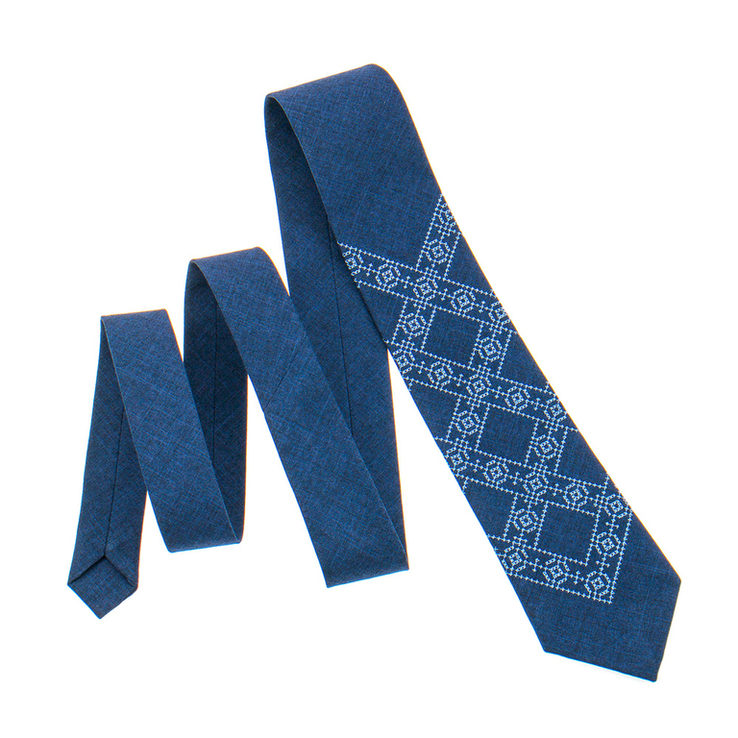 Класична краватка з вишивкою №845, фото №4