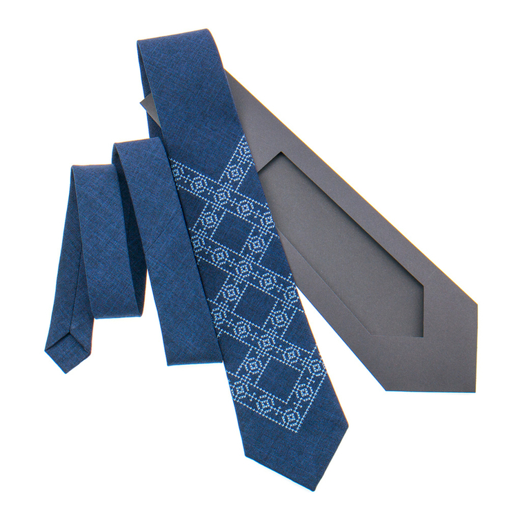 Класична краватка з вишивкою №845, фото №5