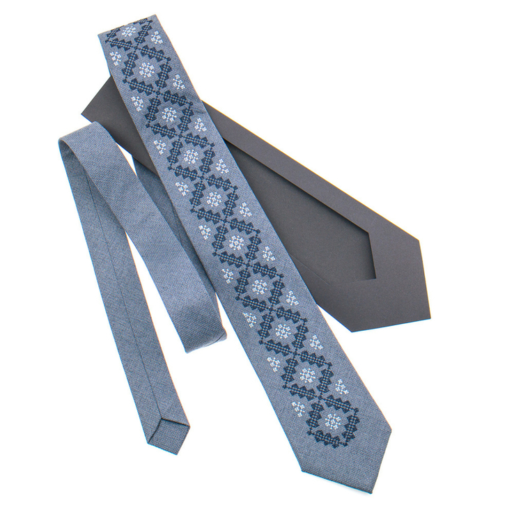 Класична краватка з вишивкою №850, фото №5