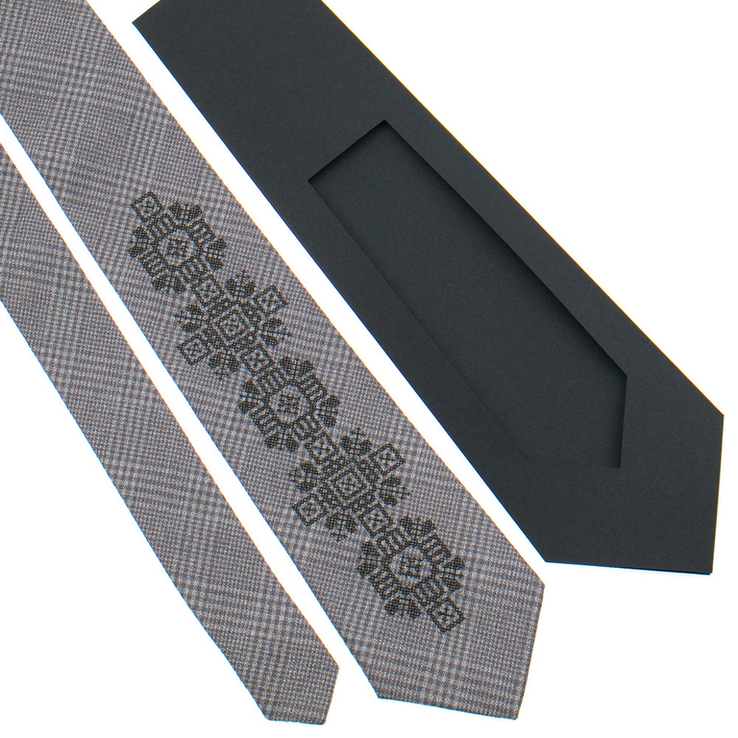 Класична краватка з вишивкою №915, фото №4