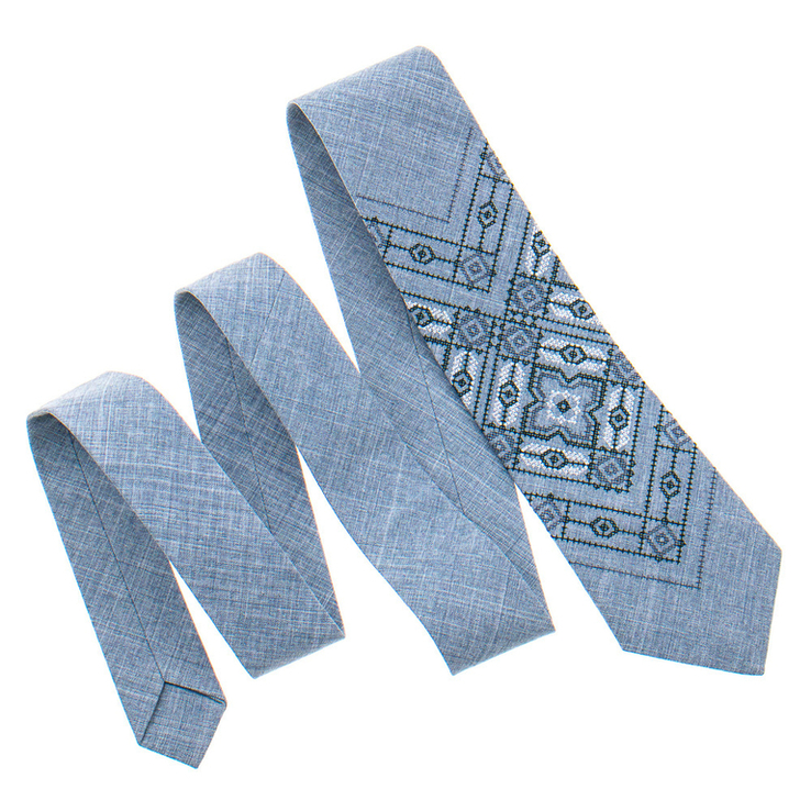 Класична краватка з вишивкою №920, photo number 3