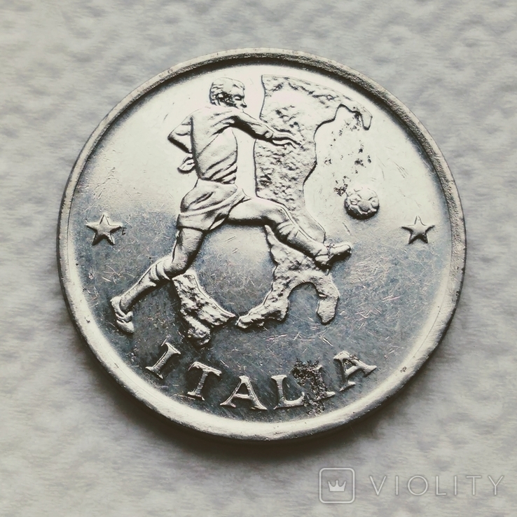 Великобритания, сувенирный жетон "Чемпионат мира 1990, Италия"", фото №3
