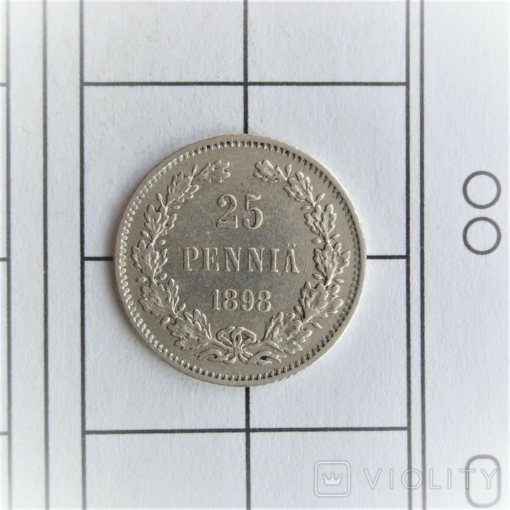 25 пенни 1898 г.