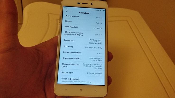 Смартфон Xiaomi Redmi 4A 2/16 + 8 GB., фото №6