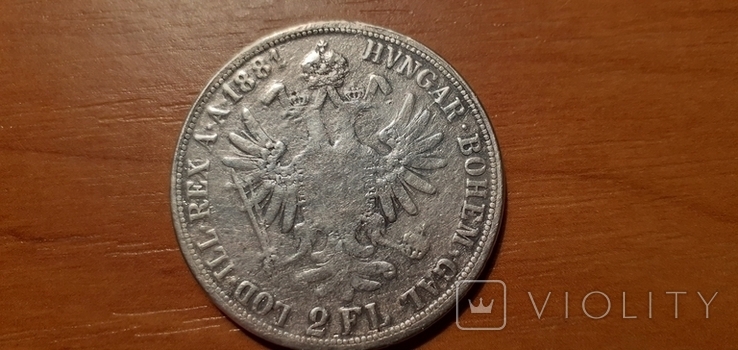 2 Флоріна Австрійська імперія срібло, фото №5