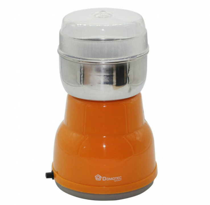 Кофемолка DOMOTEC MS-1406 Оранжевая (150Вт, 70г)