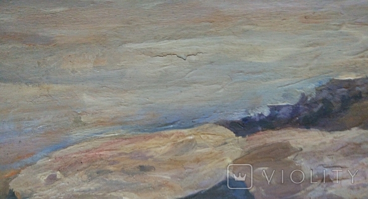 Одесса, С.Ивченко"Морской пейзаж", х.м.37*60см без учёта рамы, фото №12
