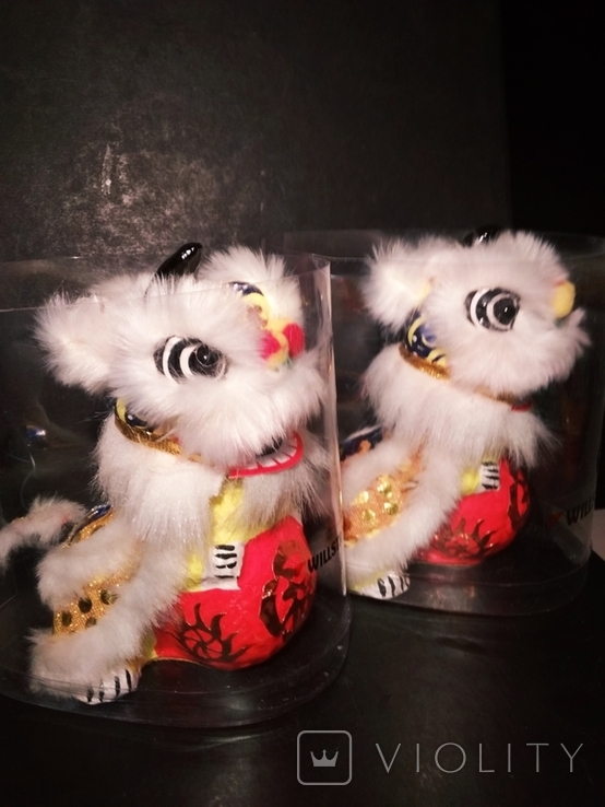 2 китайские куклы «Китайские Львы». защитный оберег в дом