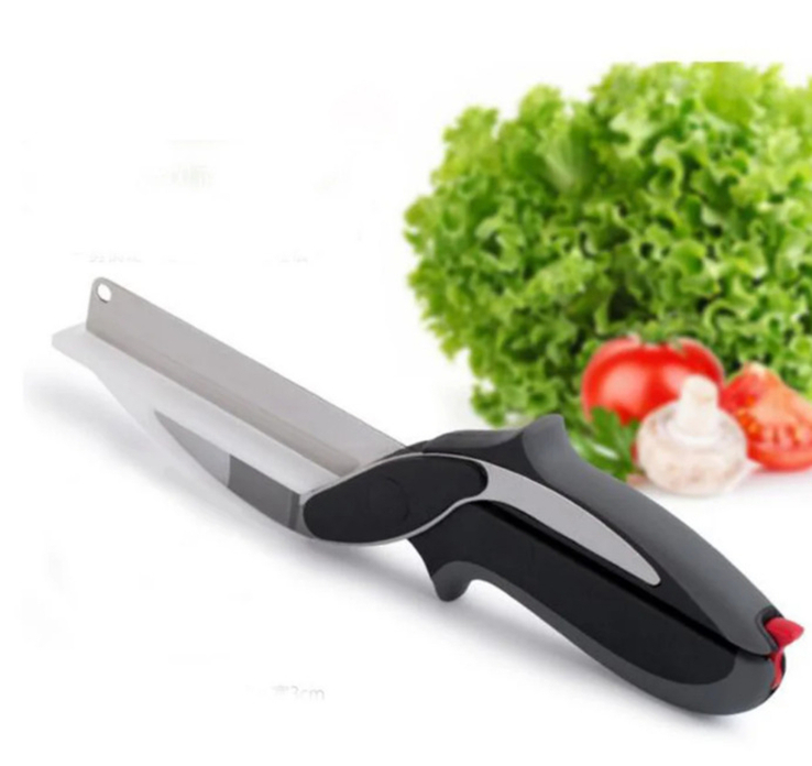 Универсальные кухонные ножницы Clever cutter / нож-ножницы 3 в 1 / умные ножницы, фото №5