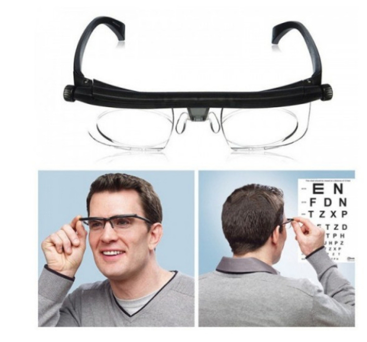 Регулируемые очки Dial Vision Adjustable Lens Eyeglasses от -6D до +3D, фото №4