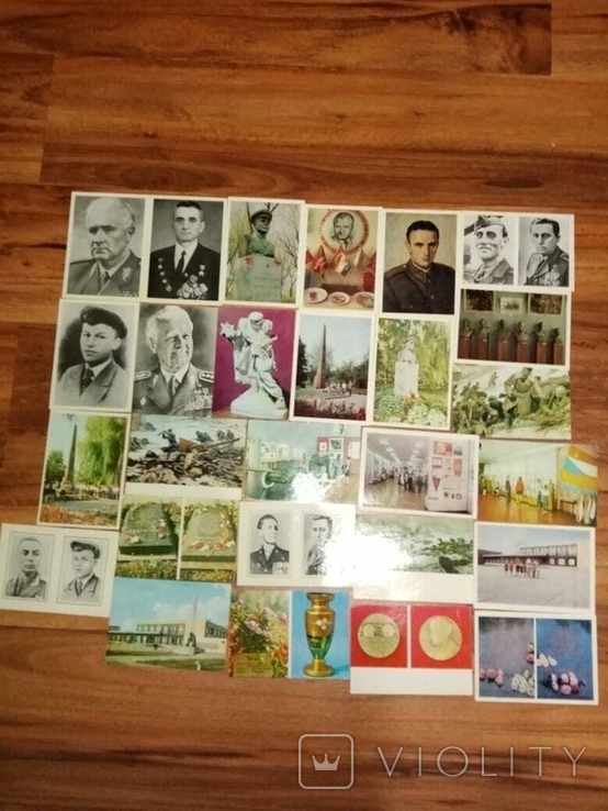 Почтовые карточки "Соколово,памятники боевой славы", 27шт из 2х наборов, фото №5