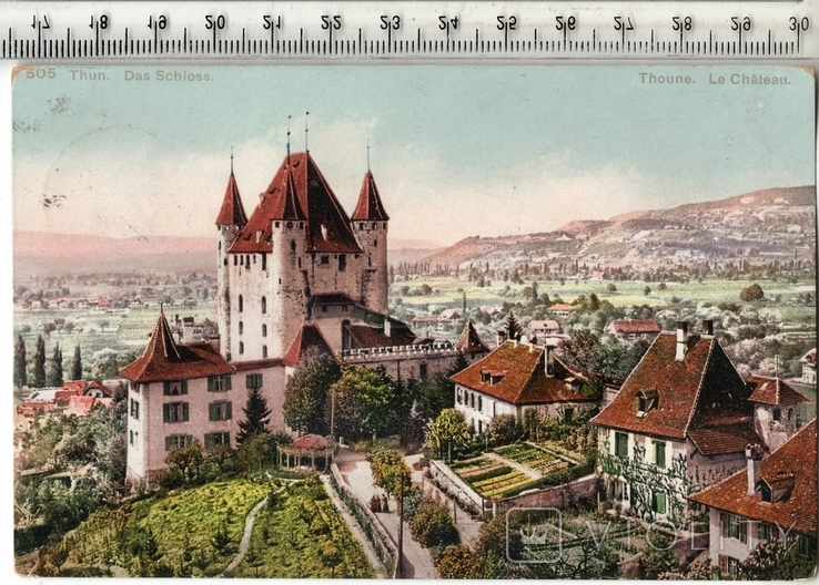 Швейцария. Тун. 1910 год.