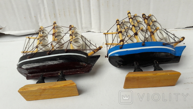 Модели парусных кораблей( 2 шт)., фото №6