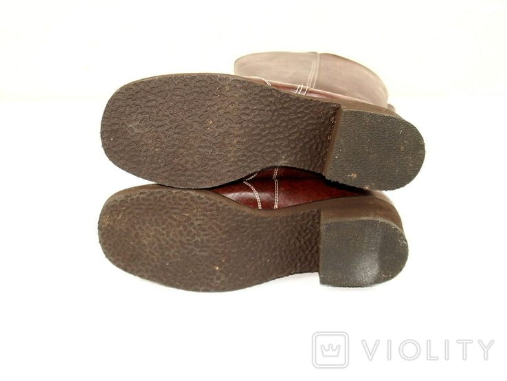 Жіночі чоботи CEBO Чехословаччина Хутряна підошва 25 см, фото №10