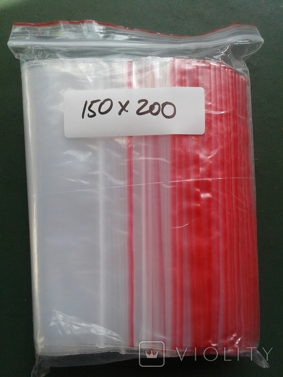 Зип-пакеты 150*200 (zip-lock) 500 штук