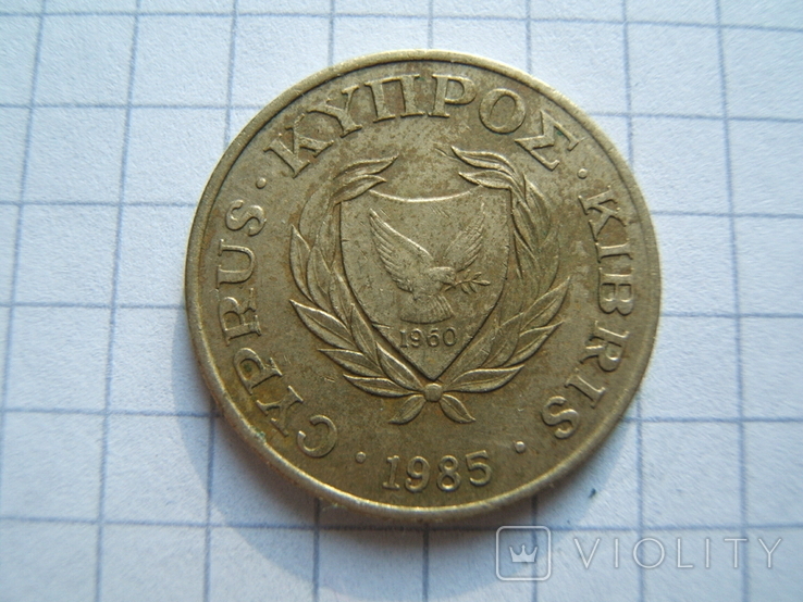 Кипр 5 центов 1990 г. KM#55.2, фото №4
