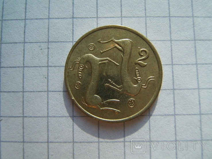 Кипр 2 цент 1983 г. KM#54.1, фото №2