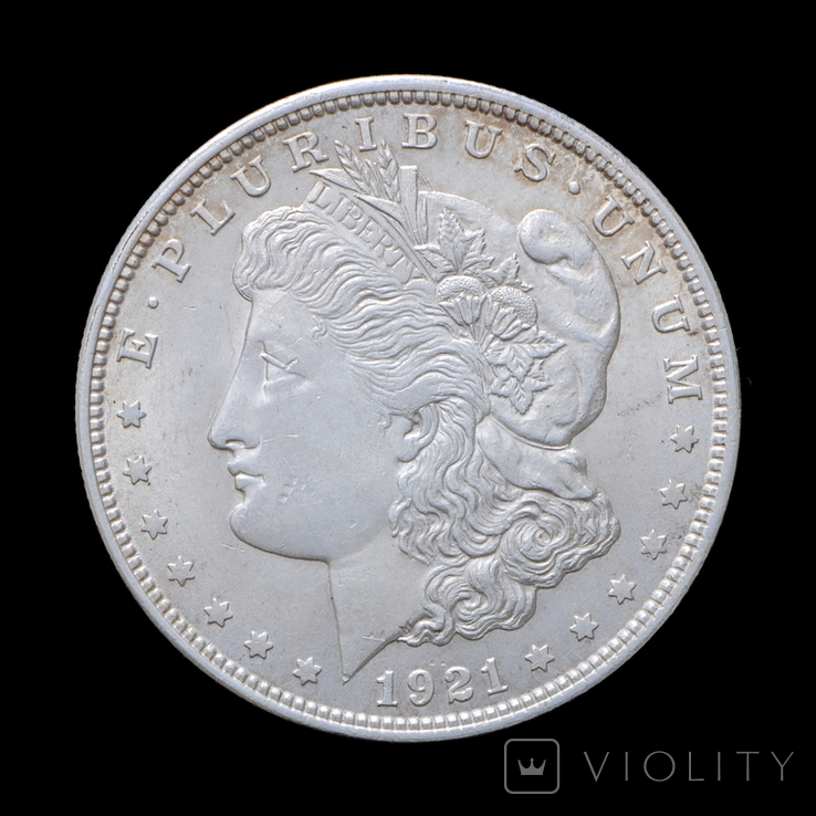 1 Доллар 1921 Морган, США, фото №3