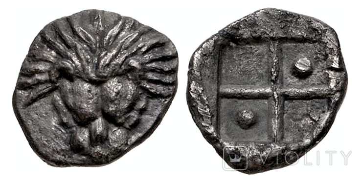 Пантикапей (480-470 до н.э) Гемиобол
