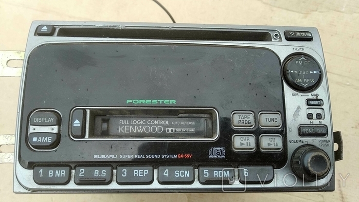 Автомагнитола Kenwood FKR-GX55v штатная Subaru Forester CD Cassette Receiver, фото №2
