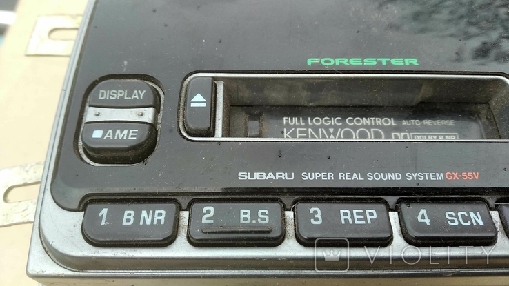 Автомагнитола Kenwood FKR-GX55v штатная Subaru Forester CD Cassette Receiver, фото №5
