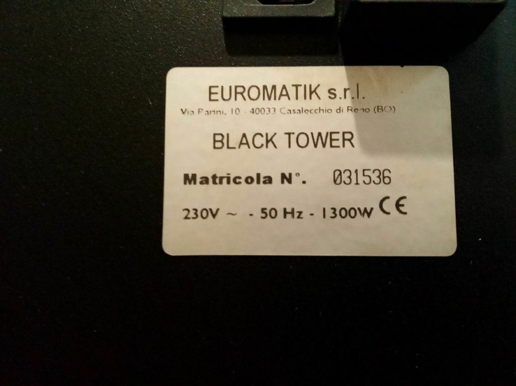 Кофеварка кофемашина Euromatik Black Tower, фото №9