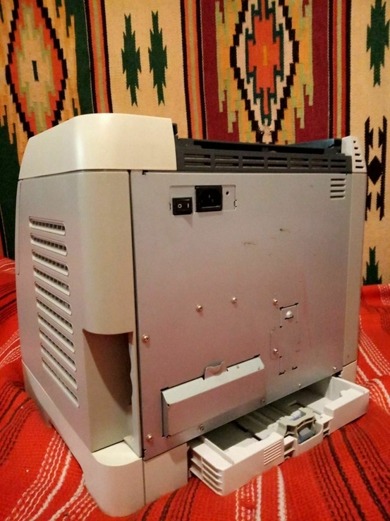 Принтер лазерный цветной HP Color LaserJet 2600n Lan Сетевой c картриджами, фото №3
