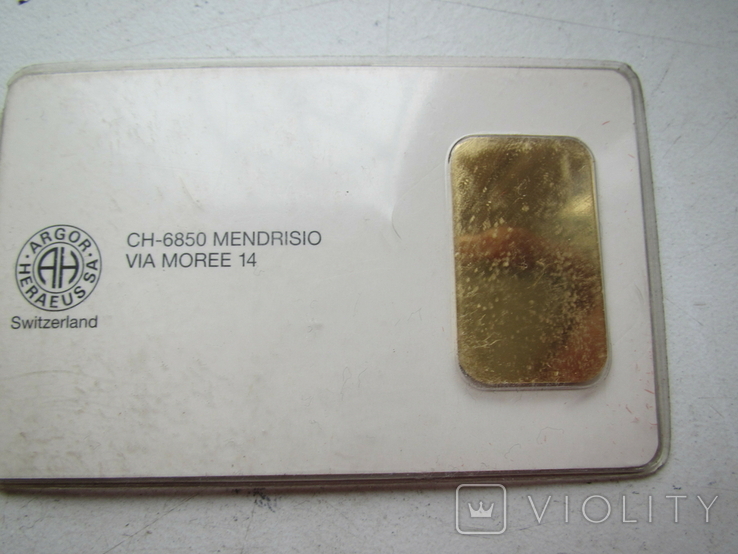 Слиток золота 999.9 пр., фото №3