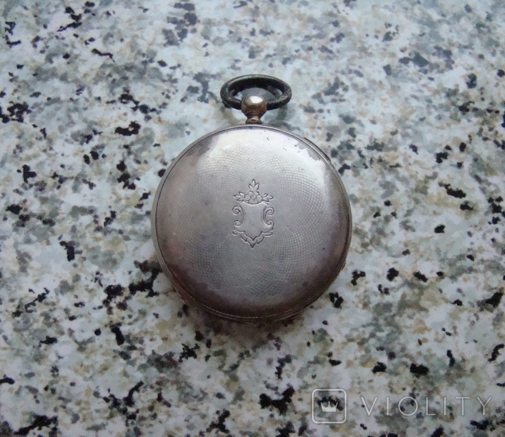 Карманные часы Швейцария 1880 г. серебро, фото №6