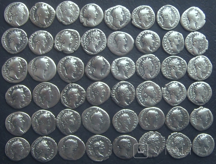 Монеты Древнего Рима (денарии) 48 штук. (2)