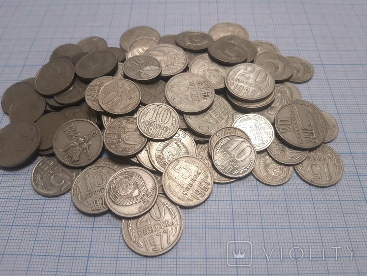 Монеты СССР 105шт