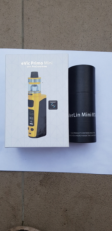 EVic Primo Mini 80w + бак обслуга Merlin Mini RTA, фото №6