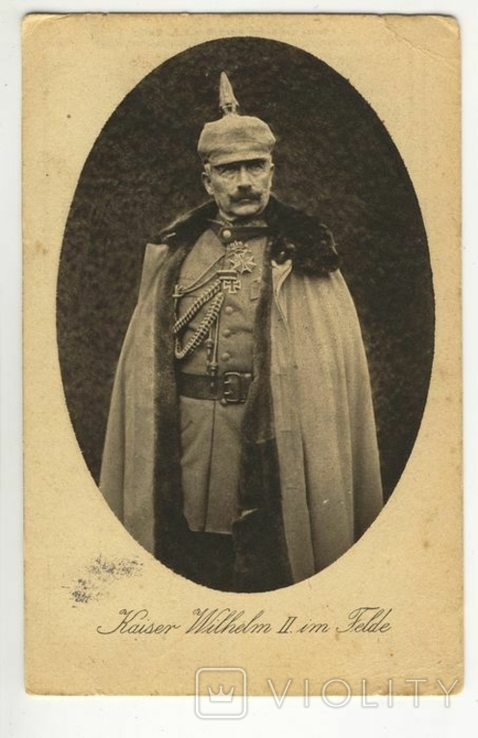 Kaiser Postcarte - Kaiser Wilhelm 2 im Felde, фото №2