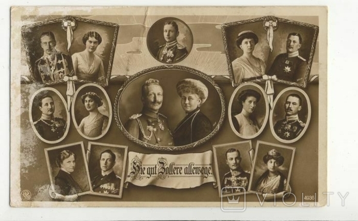 Кайзер і сім'я монарха. Австро-Угорщина. Німецька імперія - Германская империя 003, фото №2