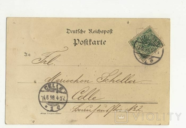 Kaiser Postcarte - Luise von Preussen 1898, фото №3