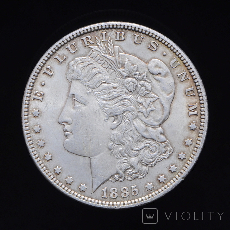 1 Доллар 1885 Морган (Серебро 0.900, 26,73г), США
