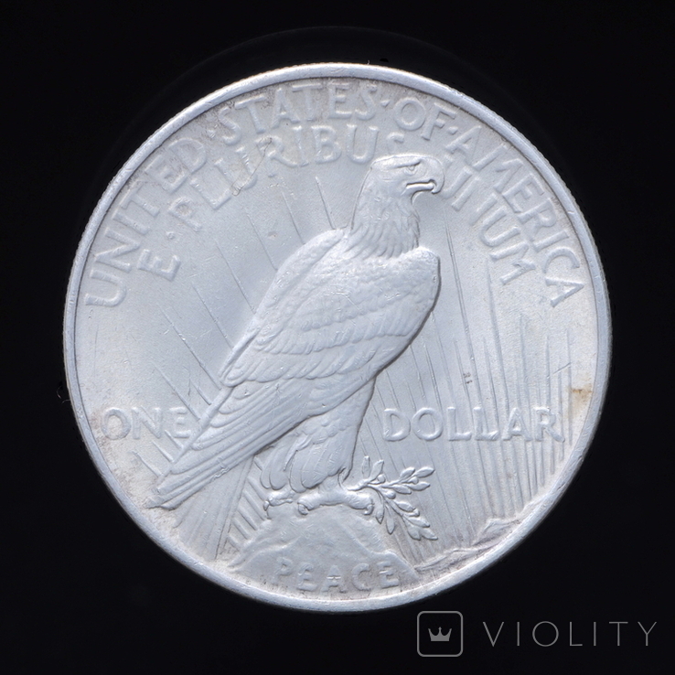 1 Доллар 1923 Мирный (Серебро 0.900, 26,73г), США