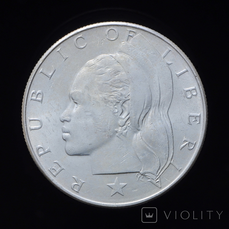 1 Доллар 1962, Либерия