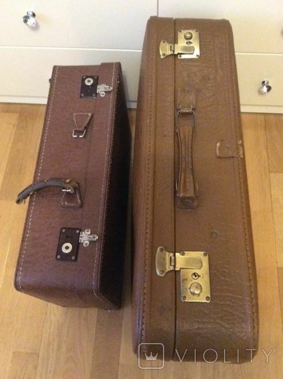 Чемоданы 70-х годов, валіза вінтажна (2 штуки), numer zdjęcia 5