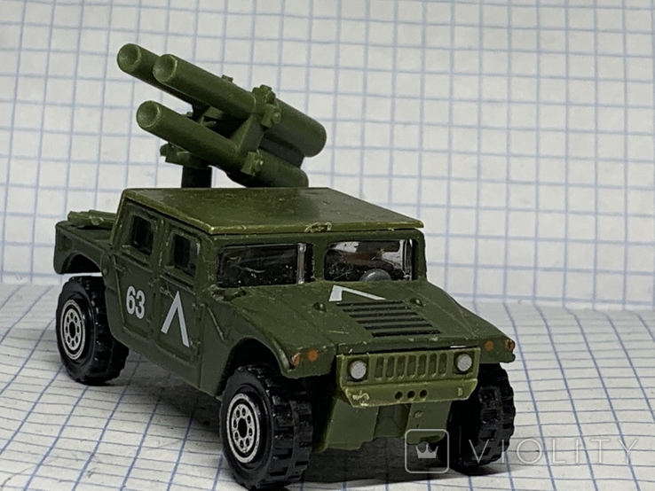 Модель военного авто Hummer 1/64(2)