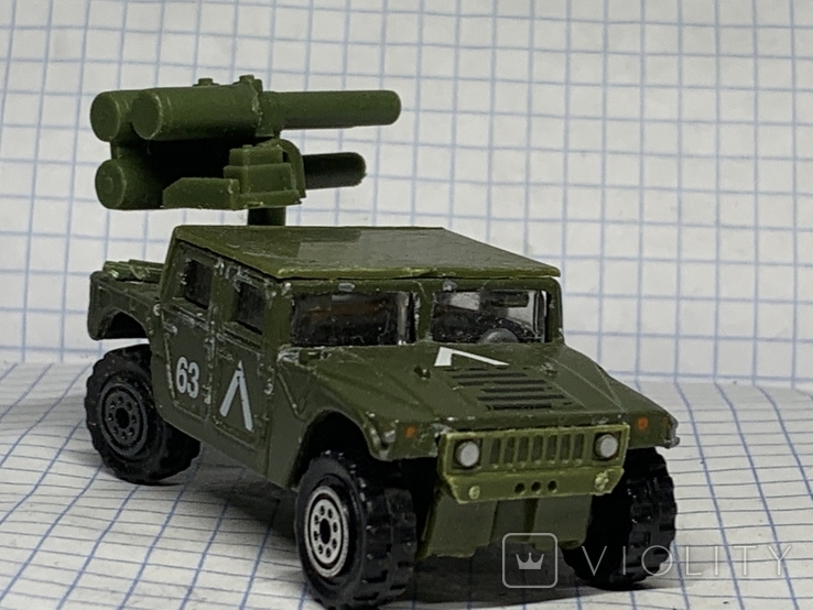 Модель военного авто Hummer 1/64(4)