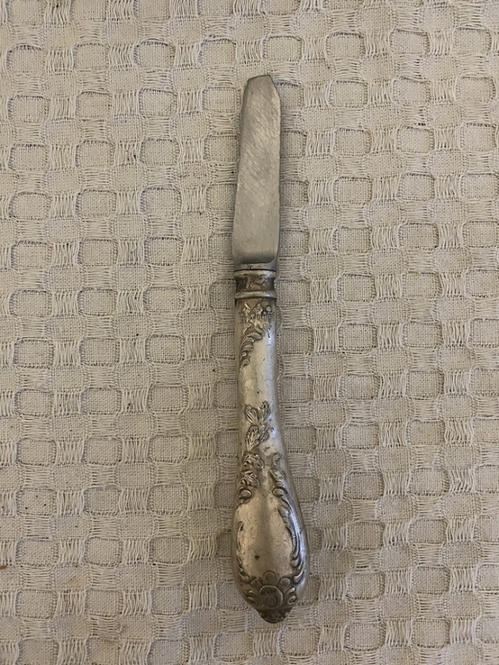 Ручка от столового ножа ЗИС МНЦ из мельхиора