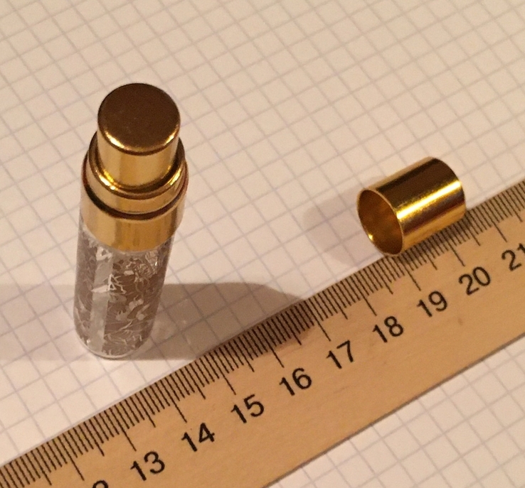 Механический атомайзер (флакон) для парфюма с узором, 5мл, фото №5
