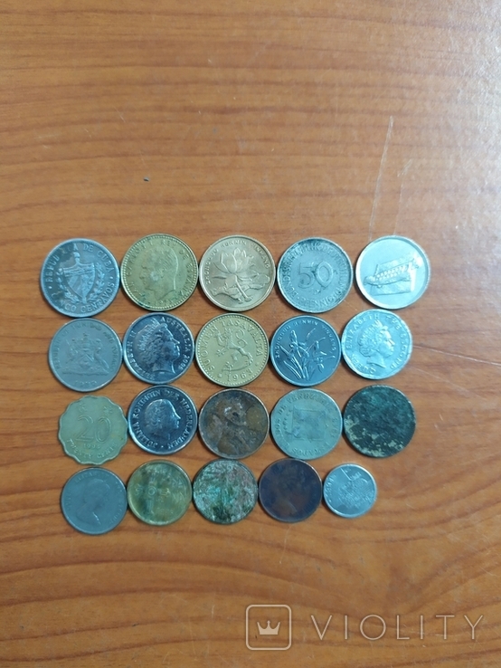 Монеты мира 60 шт без повторов, фото №8