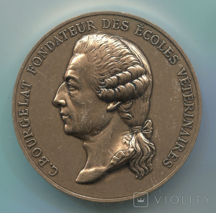 Франция. Медаль Ветеринарной Академии. д=56мм