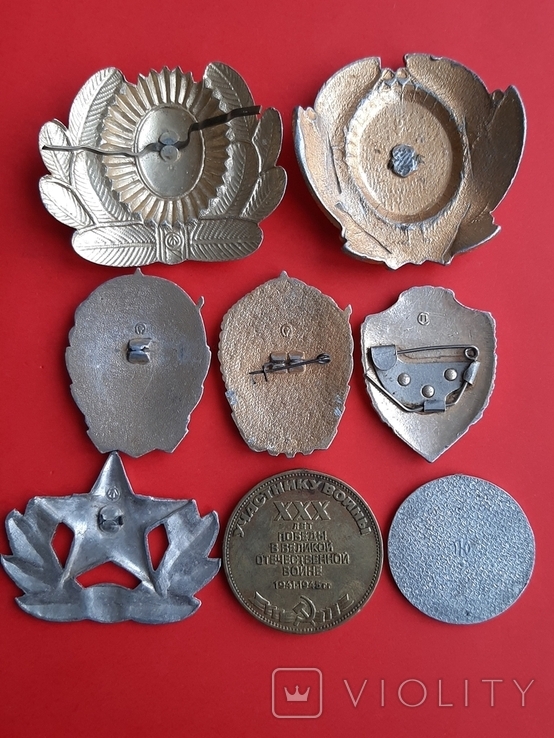 Медалі, значки та кокарди 30 екземплярів, фото №6